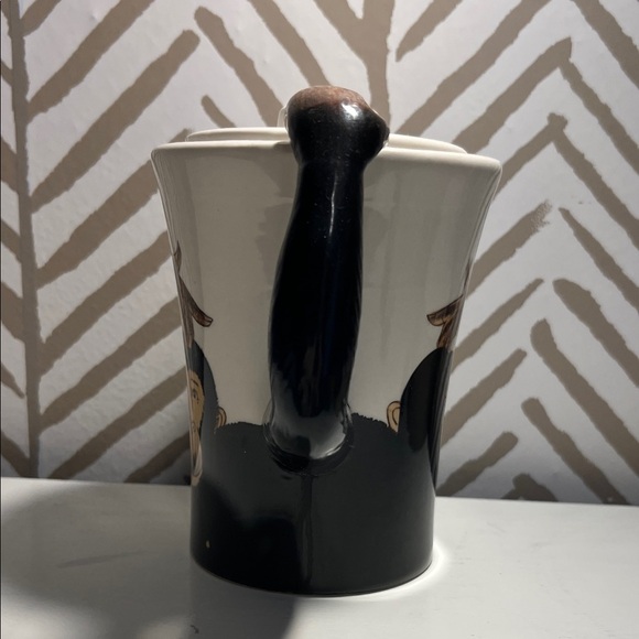 Pier 1 Monkey Design Ceramic Teapot - Picture 4 of 7